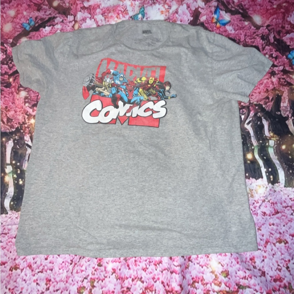 Marvel Comics Gray Graphic T-Shirt